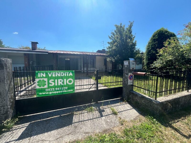 VILLASCHIERA TRICAMERE SU PIANO UNICO CON AMPIO GIARDINO San Daniele del Friuli