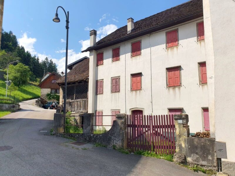 CASA IN LINEA CON GIARDINO E RUSTICO FR. LUINICIS Ovaro