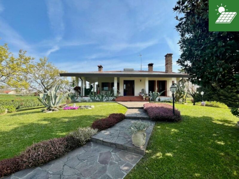VILLA TRICAMERE CON GIARDINO – sostenibile e con spazi e comfort esclusivi Fiume Veneto