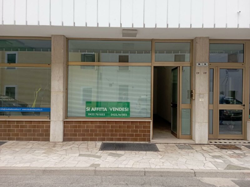 SPAZIO COMMERCIALE VETRINATO – DISPONIBILE ANCHE IN AFFITTO Mortegliano
