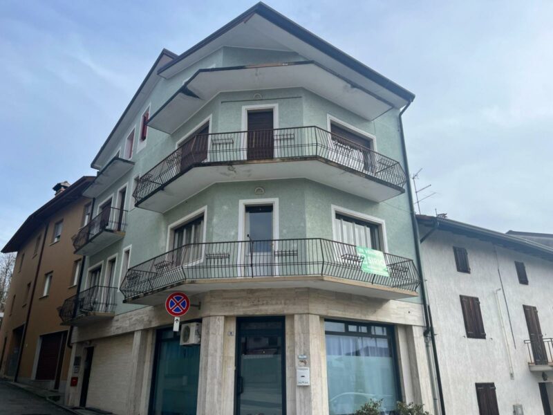 APPARTAMENTO BICAMERE CON TRE TERRAZZI – CANTINA E GARAGE – ZONA CENTRO Ragogna