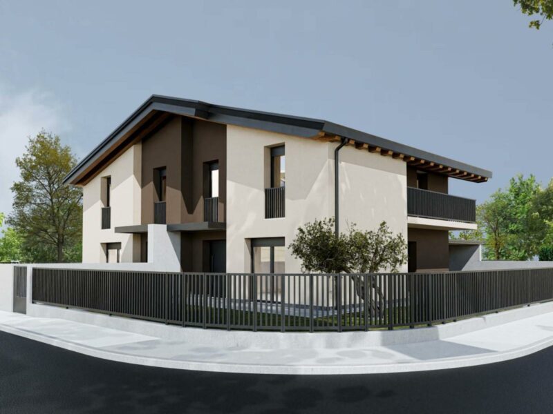 NUOVA BIFAMILIARE DI PREGO CON QUATTRO CAMERE DA LETTO Codroipo