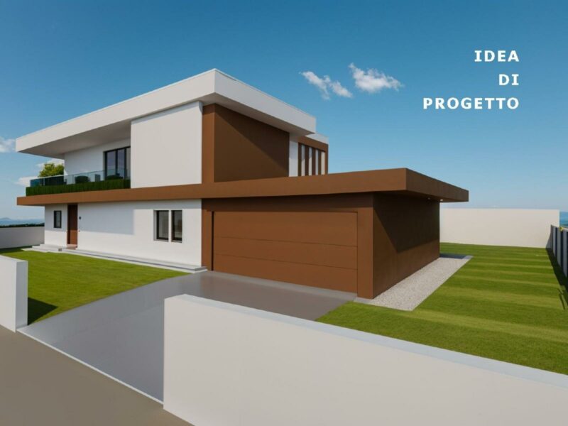 VILLA TRICAMERE DA ULTIMARE CON GIARDINO  –  GRANDI SPAZI  E VISTA APERTA Basiliano