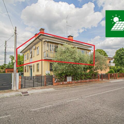 LUMINOSO APPARTAMENTO ULTIMO PIANO CON GIARDINO, TAVERNA E BOX – zona via cividale Udine